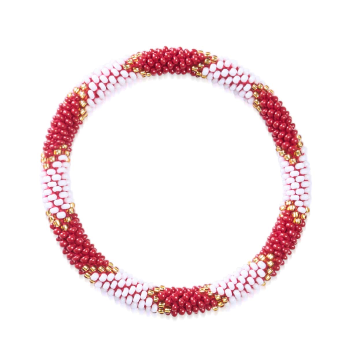 Rubis Soho | Bracelet de perles de verre de l'Himalaya